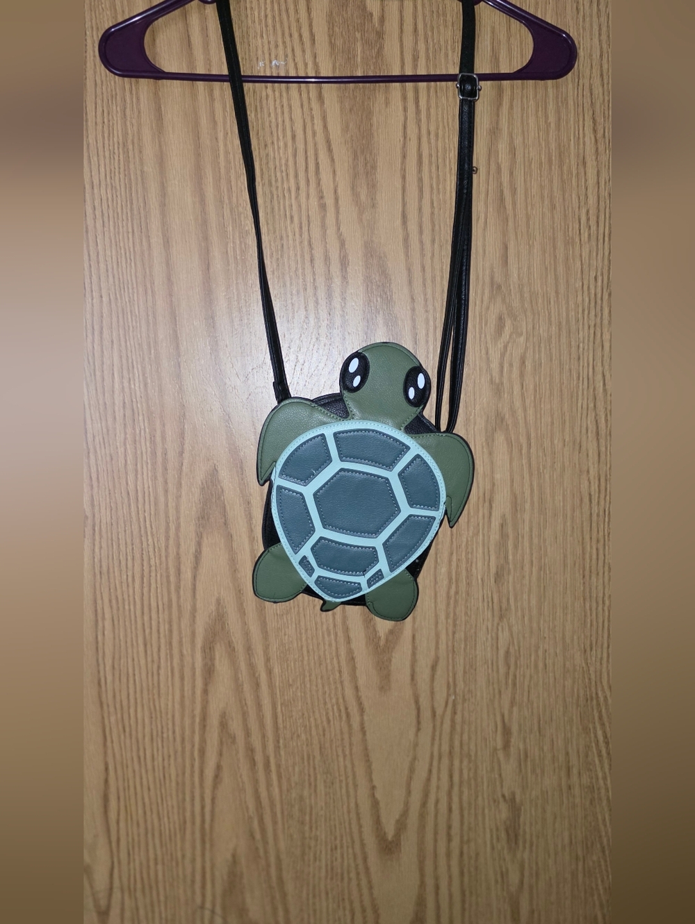 Sleepyville Critters Green Turtle Crossbody Bag